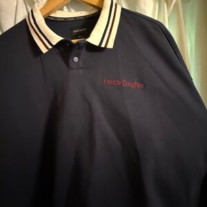 Favorite Daughter Preston Navy and White Polo